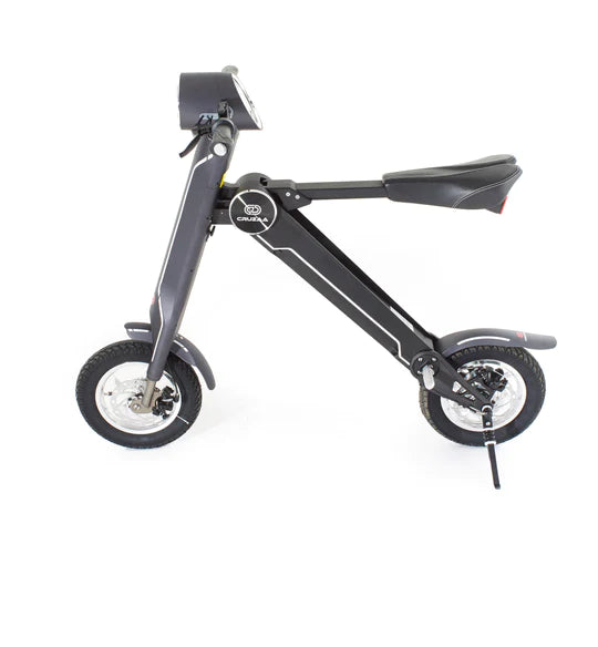 The Cruzaa Carbon Black Electric Scooter The Electric Scooter Store