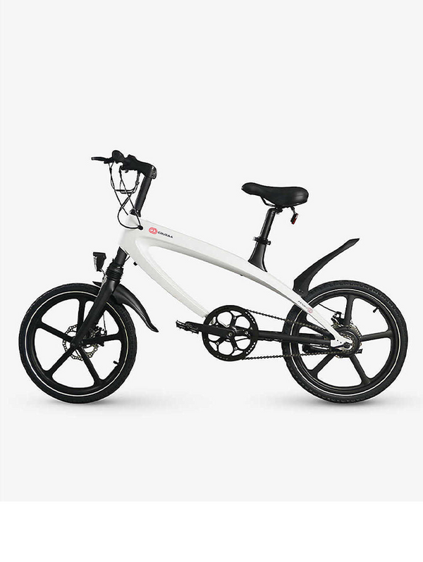 Cruzaa Racing White Electric Bike