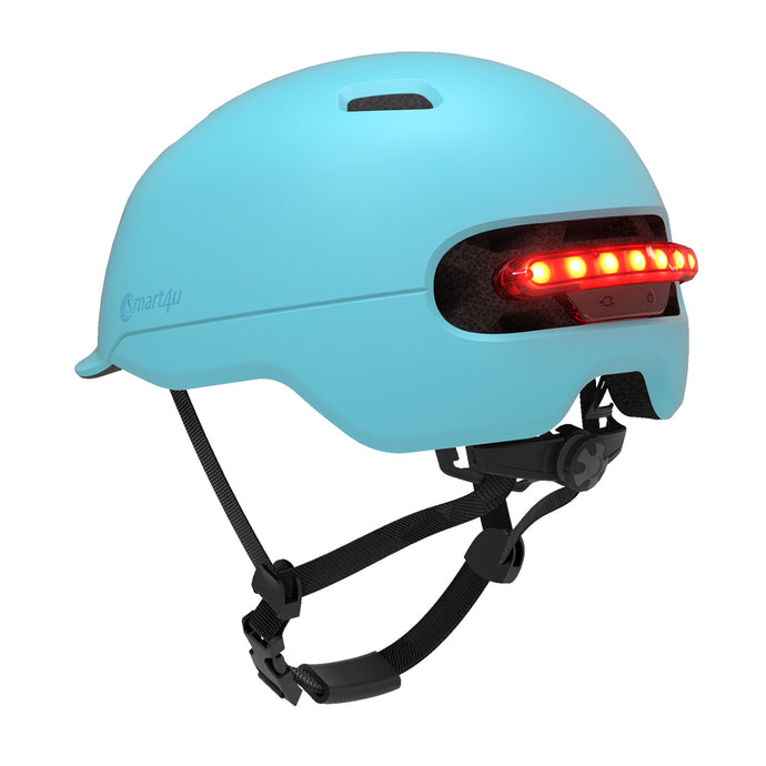 Smart4U Safety Helmet with LED light - Blue
