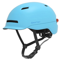 Load image into Gallery viewer, Smart4U Safety Helmet with LED light - Blue
