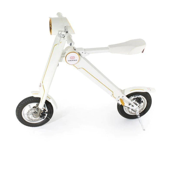 The Cruzaa Racing White Electric Scooter