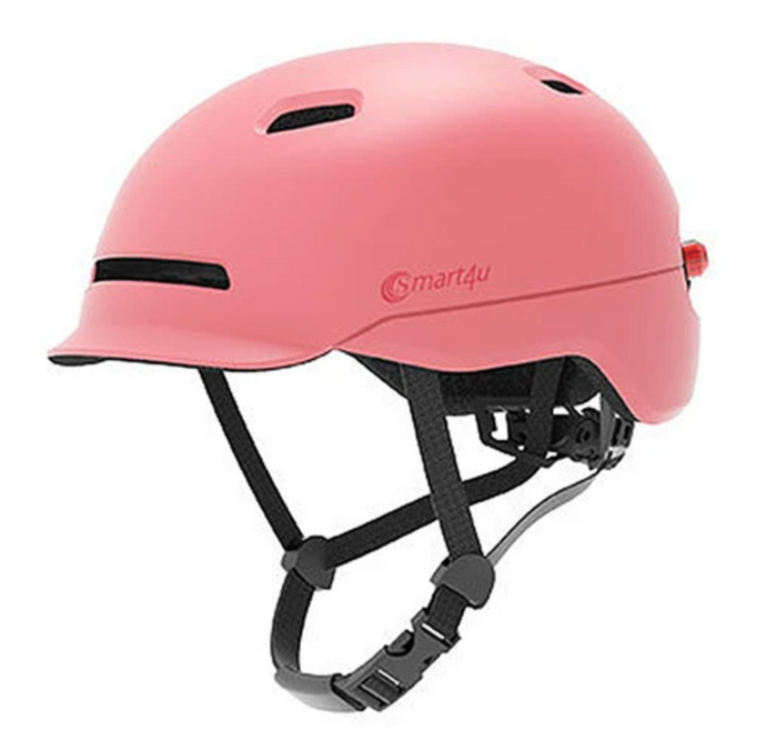 Smart4U Safety Helmet with LED light - Pink